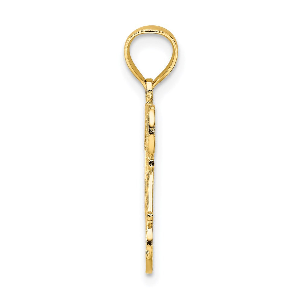 14K Gelbgold #1 Dad Charm