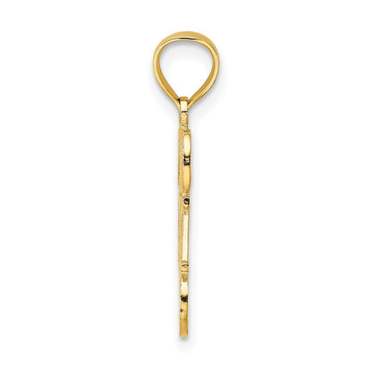 14K Gelbgold #1 Dad Charm