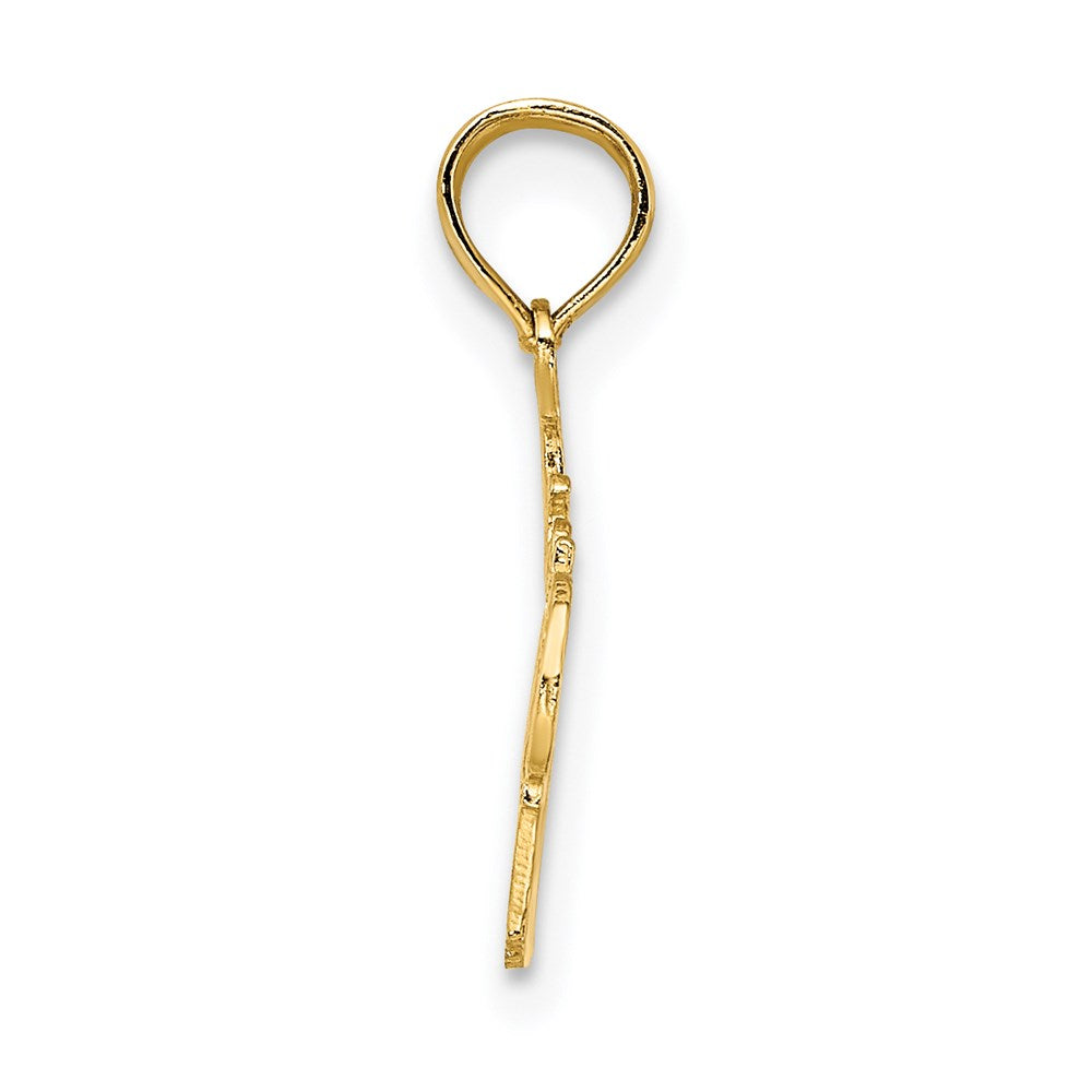 14K Gelbgold #1 Tochter-in-law Charm