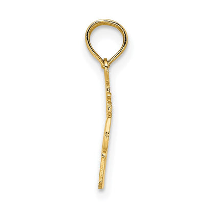 14K Gelbgold #1 Tochter-in-law Charm
