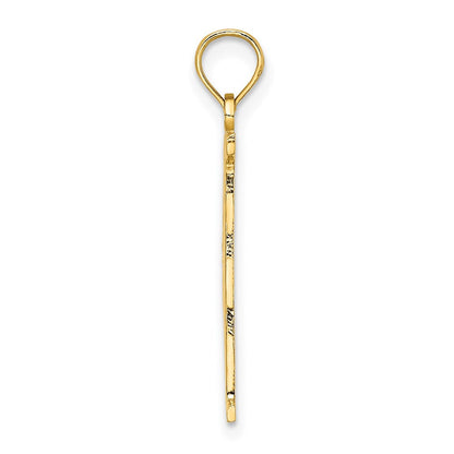14K Gelbgold #1 Schwester Charm