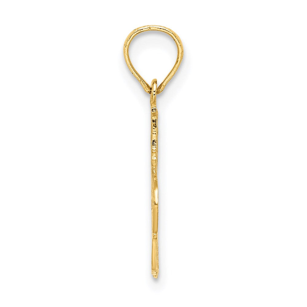 14K Gelbgold #1 Schwester-in-law Charm