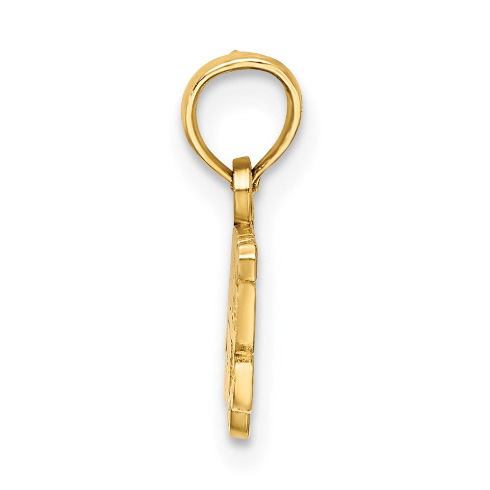 14K Gelbgold Grandpas Mädchen Charm