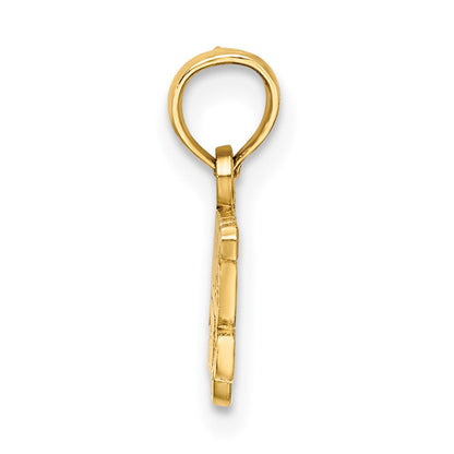 14K Gelbgold Grandpas Mädchen Charm