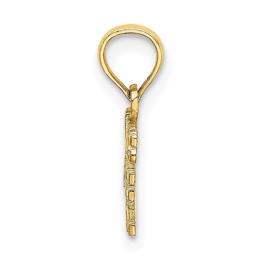 14K Gelbgold Daddys Little Mädchen Charm