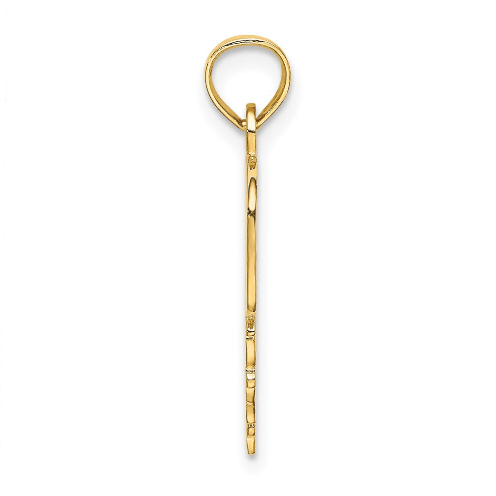 14K Gelbgold Herz-Anhänger "DADDYS GIRL