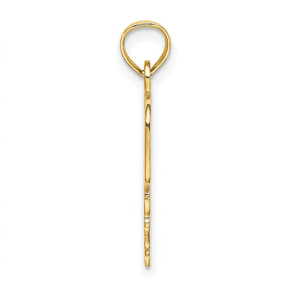 14K Gelbgold Herz-Anhänger "DADDYS GIRL