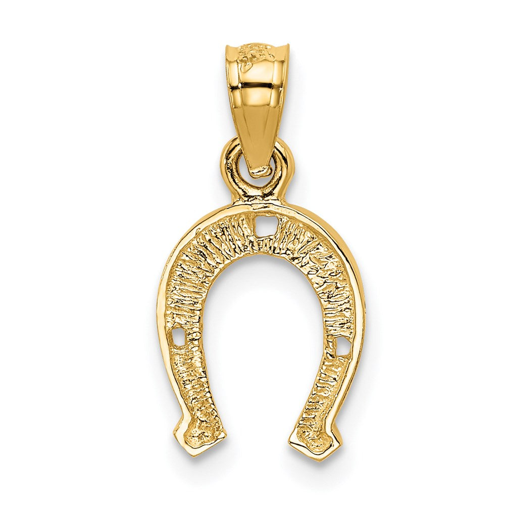 14K Gelbgold Hufeisen Anhänger