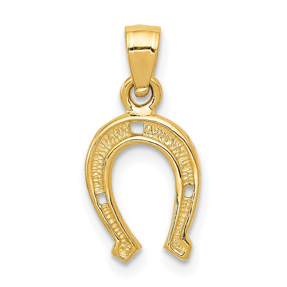 14K Gelbgold Hufeisen Anhänger