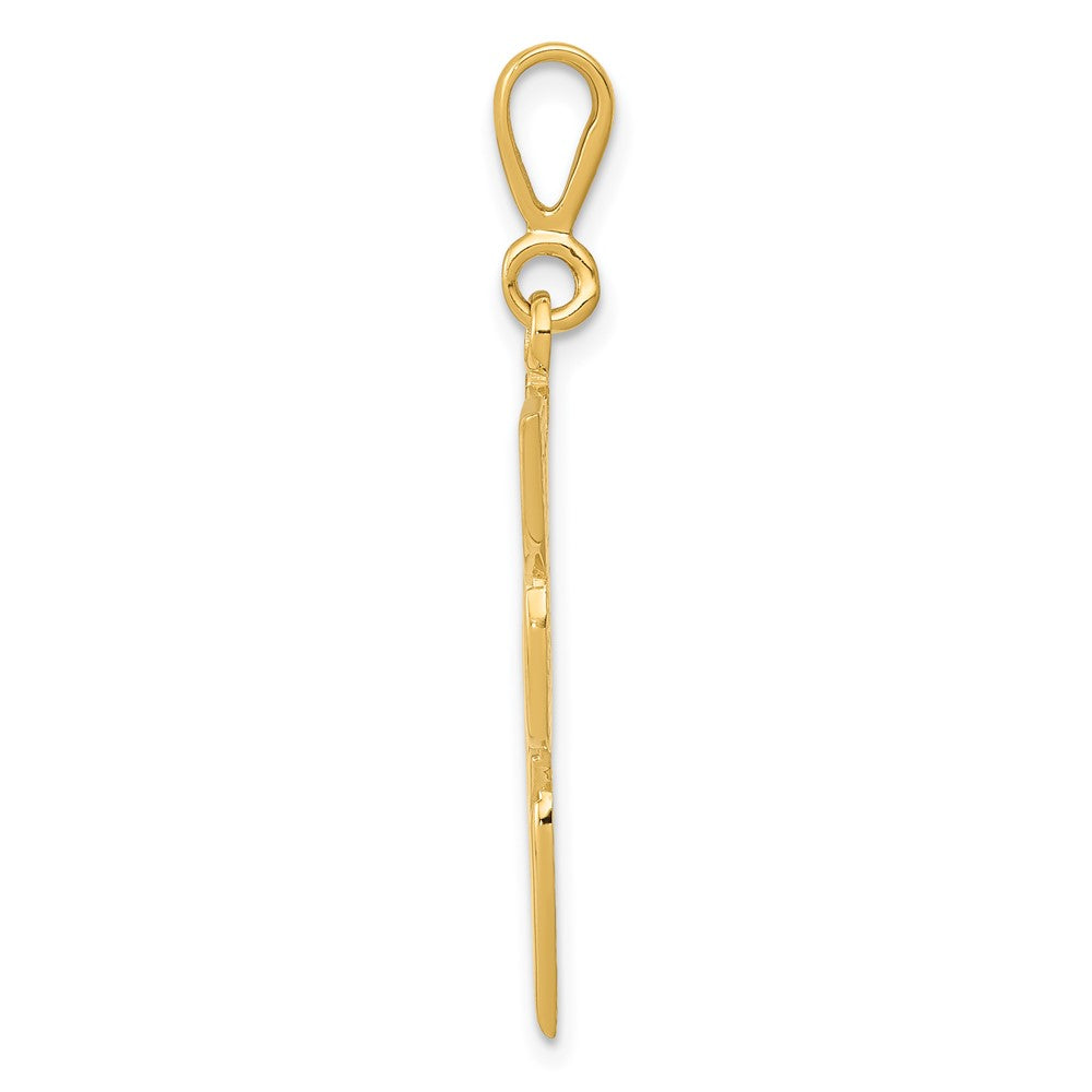 14K Gelbgold Trinity-Anhänger