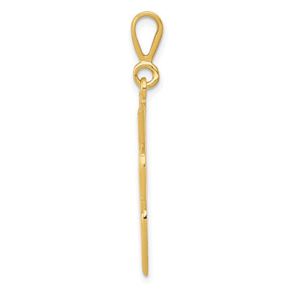 14K Gelbgold Trinity-Anhänger