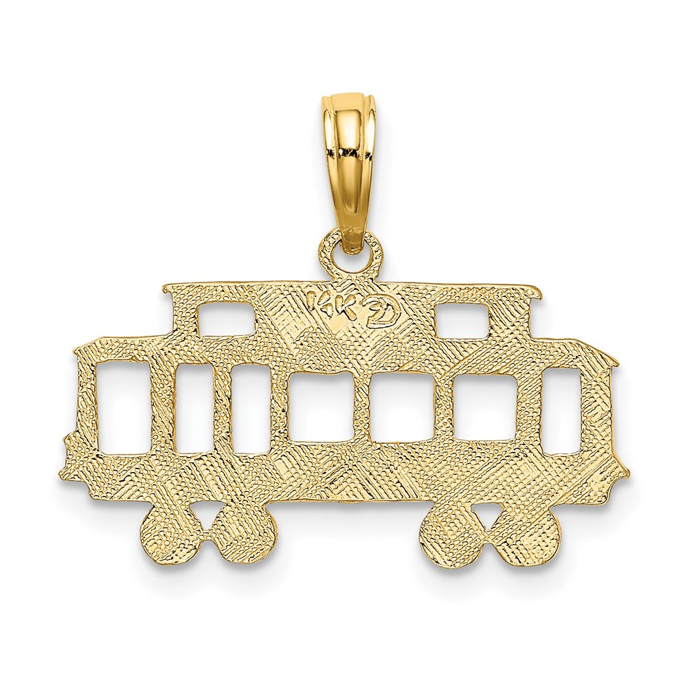 14K Gelbgold San Francisco Ankerkette Auto Charm