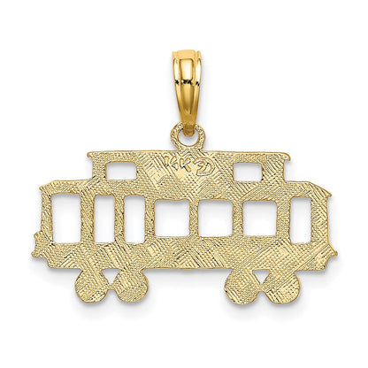 14K Gelbgold San Francisco Ankerkette Auto Charm
