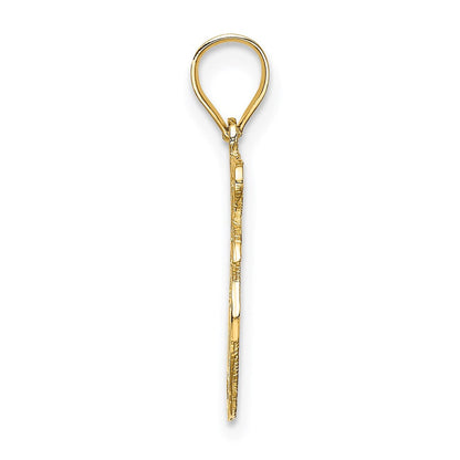 14K Gelbgold I Herz Ny Apple Charm