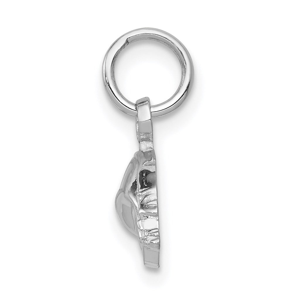 14K Weißgold Auto Charm