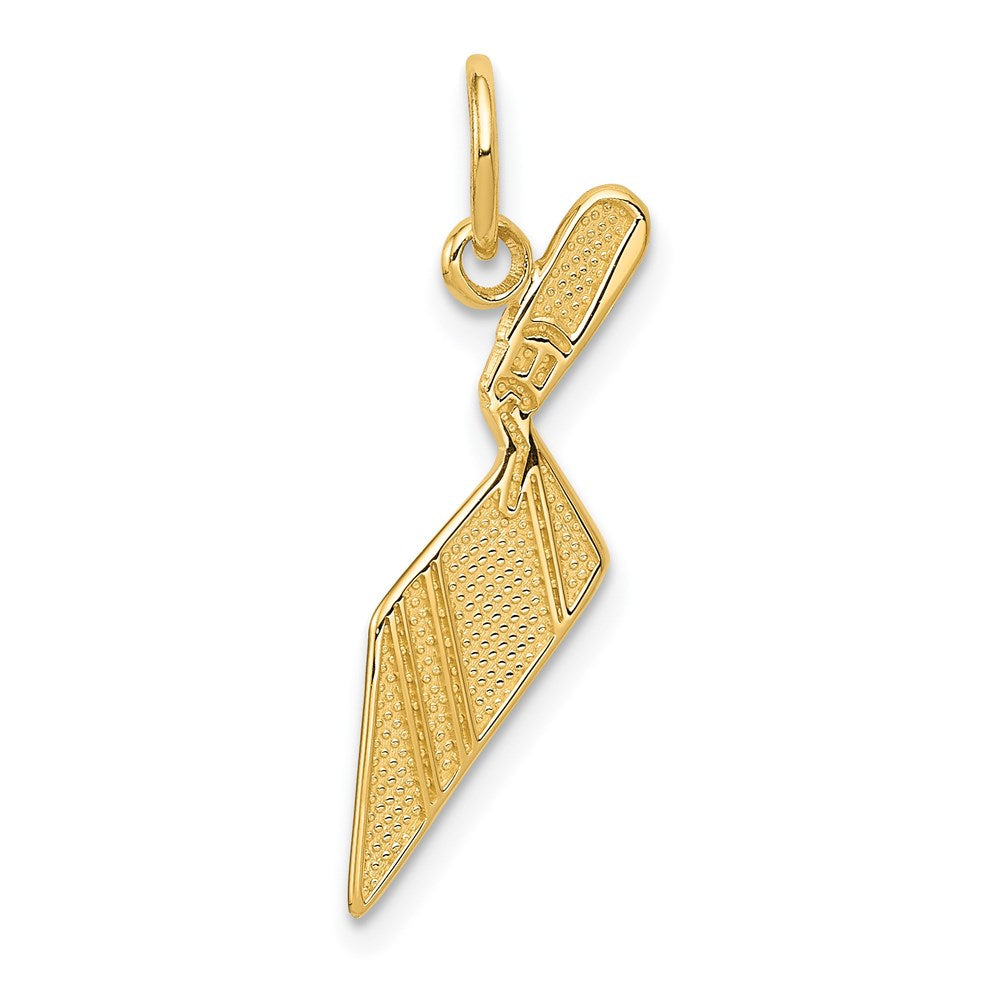 14K Gelbgold Brick Trowel Charm
