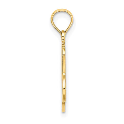 14K Gelbgold Feuer Dept Helm Charm