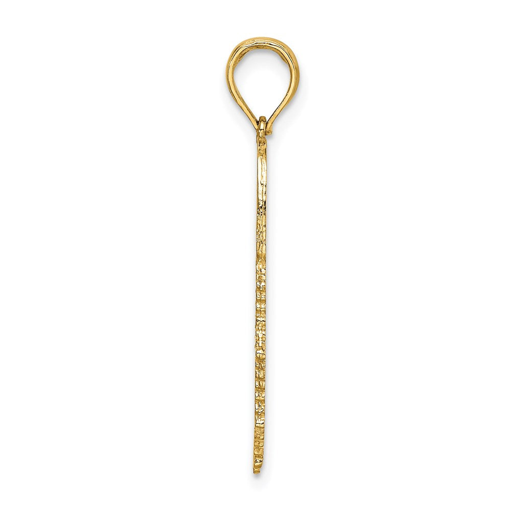14K Gelbgold Feuerwehrabzeichen-Charm