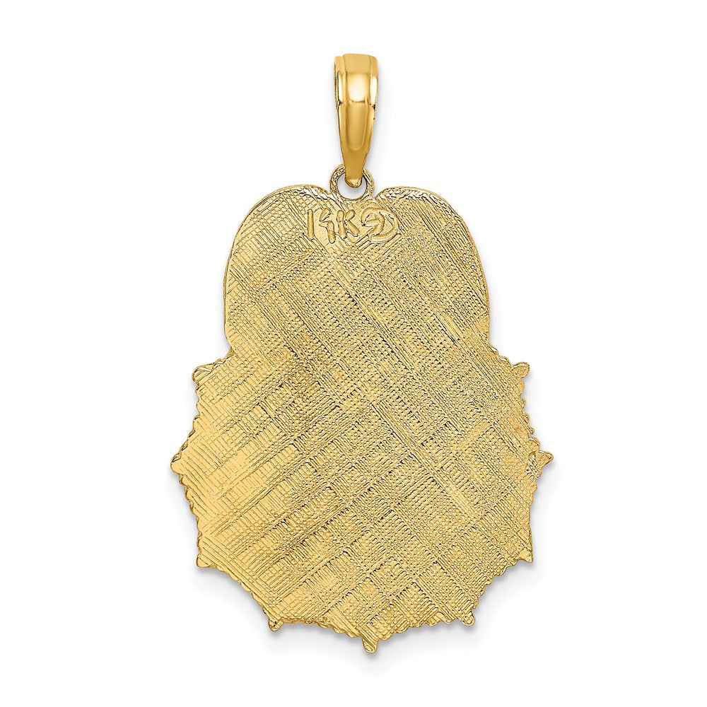 14K Gelbgold Feuerwehrabzeichen-Charm