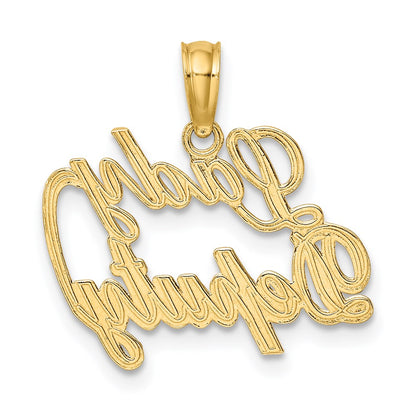 14K Gelbgold Damen Deputy Charm