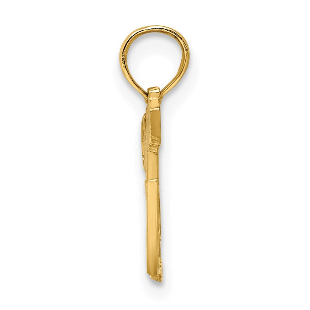 14K Gelbgold Policeman Damen Charm
