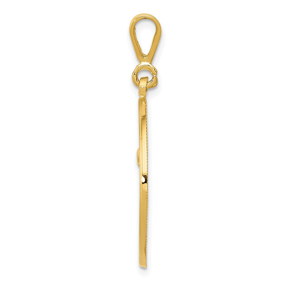 14K Gelbgold Anhänger "RN THE ART OF CARING