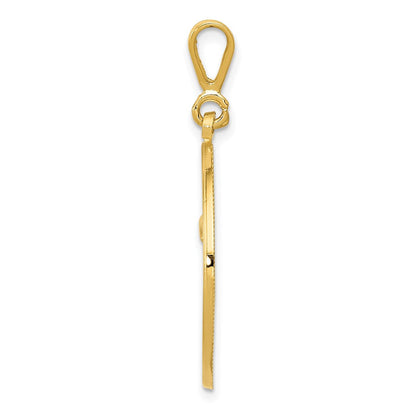 14K Gelbgold Anhänger "RN THE ART OF CARING