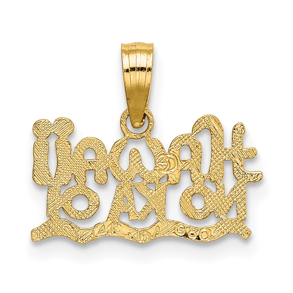 14K Gelbgold Hawaii No Ka Oi Charm
