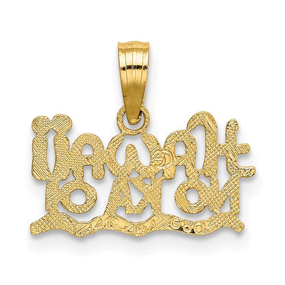 14K Gelbgold Hawaii No Ka Oi Charm
