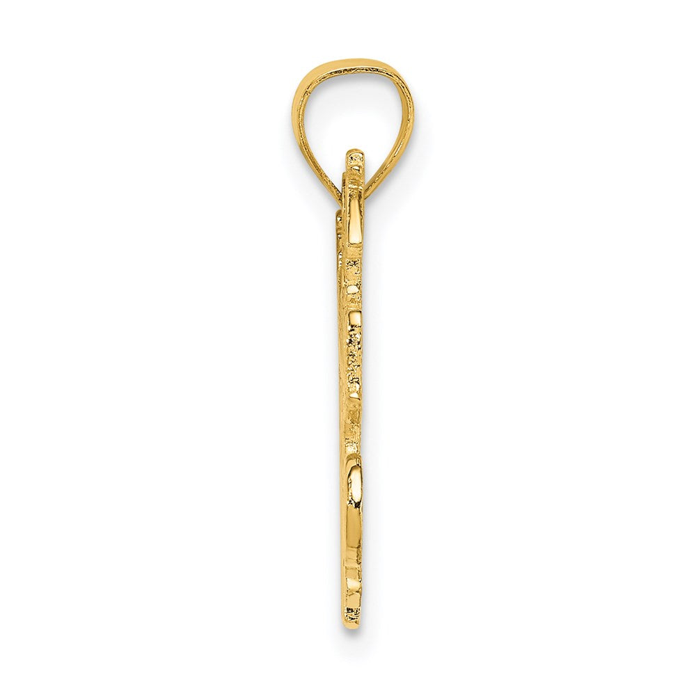 14K Gelbgold Es Better in The Bahamas Charm