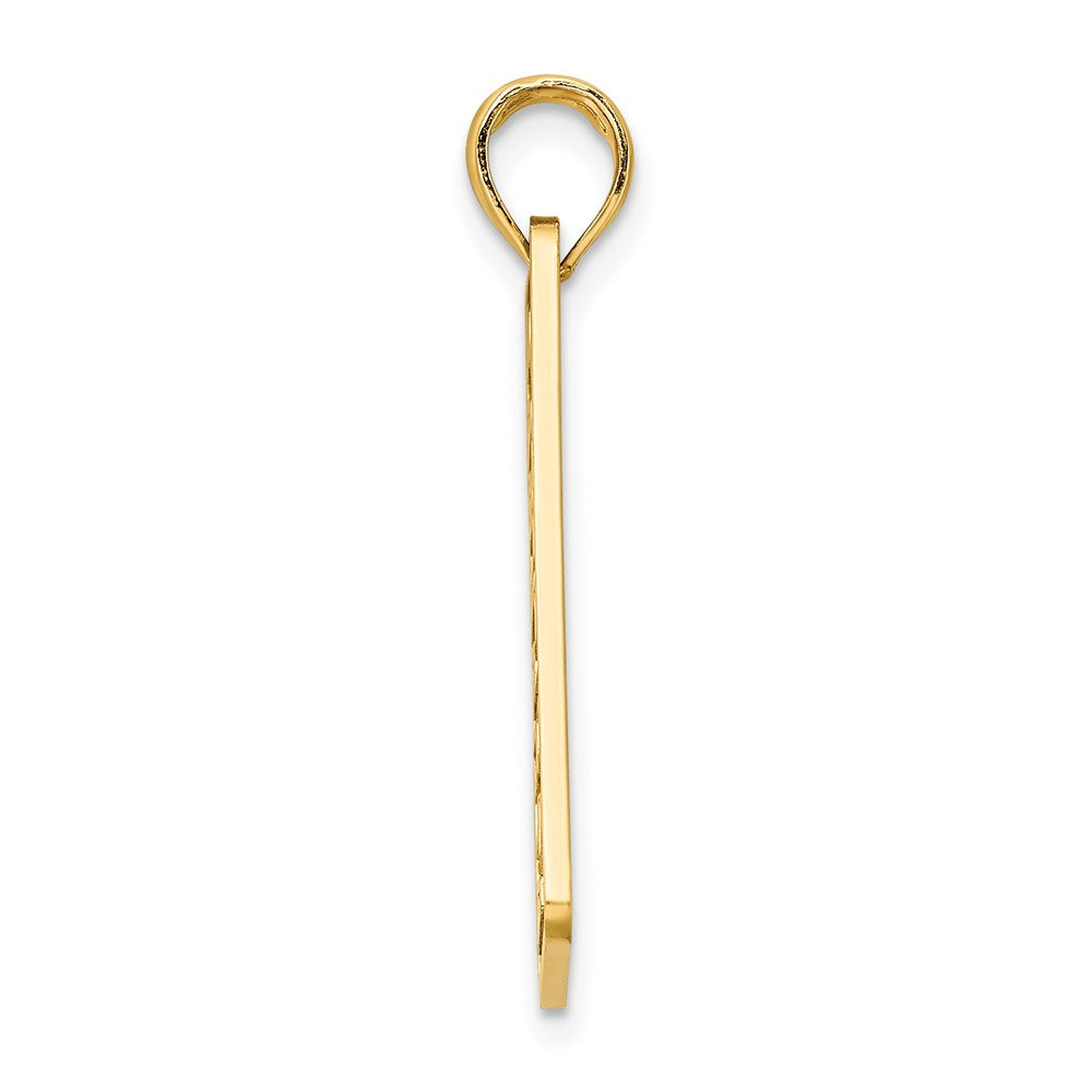 14 Kt. Gelbgold FLORIDA SARASOTA Nummernschild-Charm