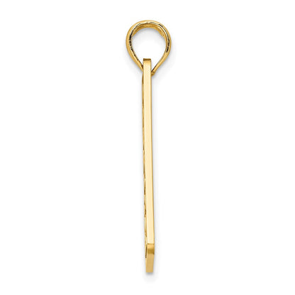 14 Kt. Gelbgold FLORIDA SARASOTA Nummernschild-Charm