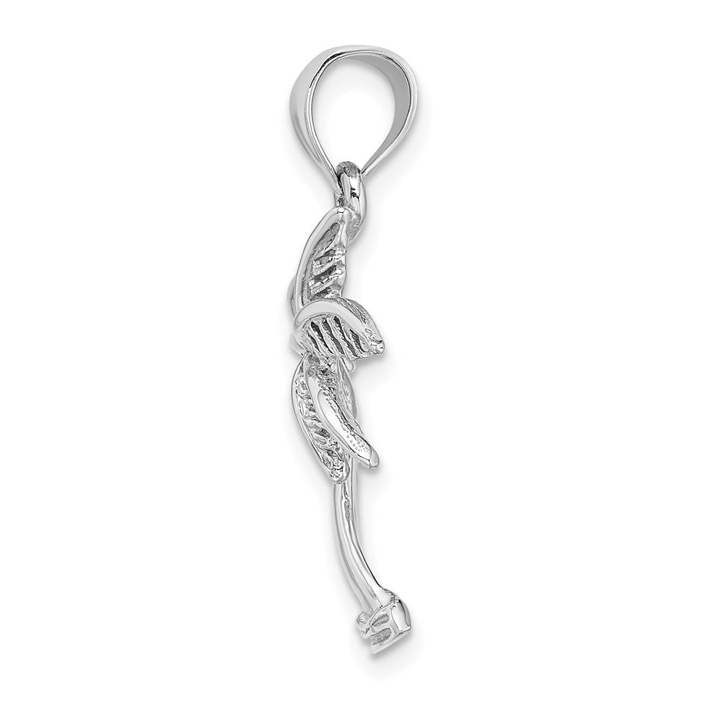 Palmen-Anhänger aus 14K Weißgold