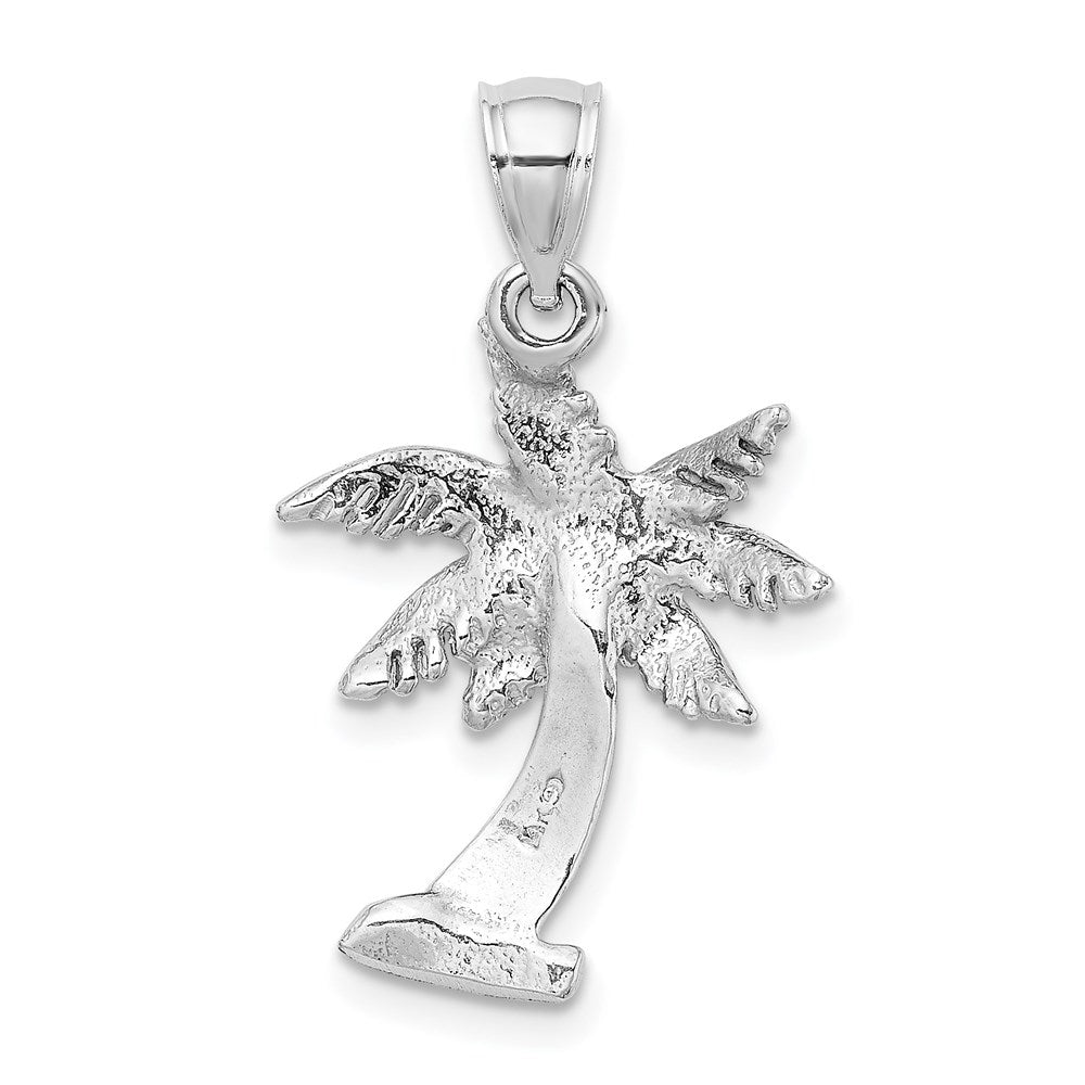 Palmen-Anhänger aus 14K Weißgold