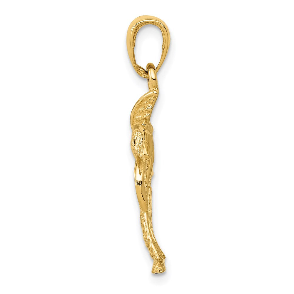 14K Gelbgold Palmenbaum-Anhänger