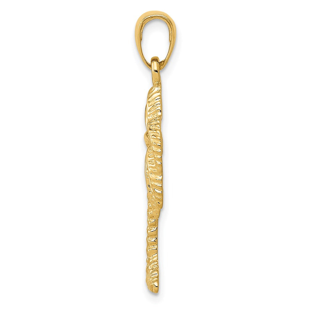 14K Gelbgold Palmenbaum-Anhänger