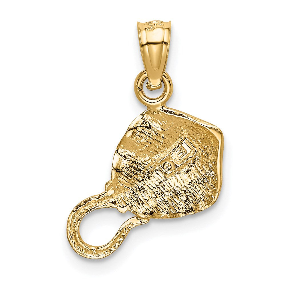 14K Gelbgold Stingray Anhänger