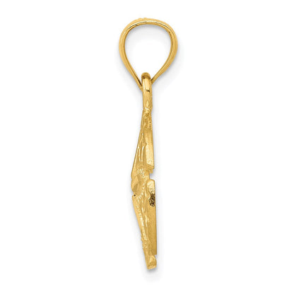 Sanddollar-Anhänger aus 14K Gelbgold