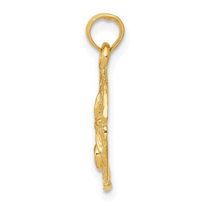14K Gelbgold Sanddollar-Anhänger