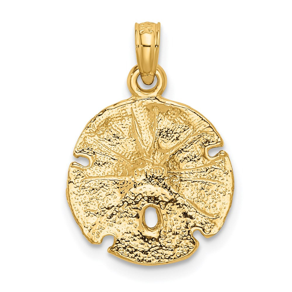 14K Gelbgold Sanddollar-Anhänger