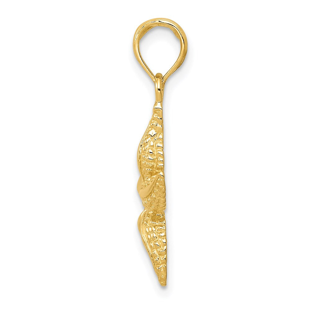 14K Gelbgold Seestern-Anhänger