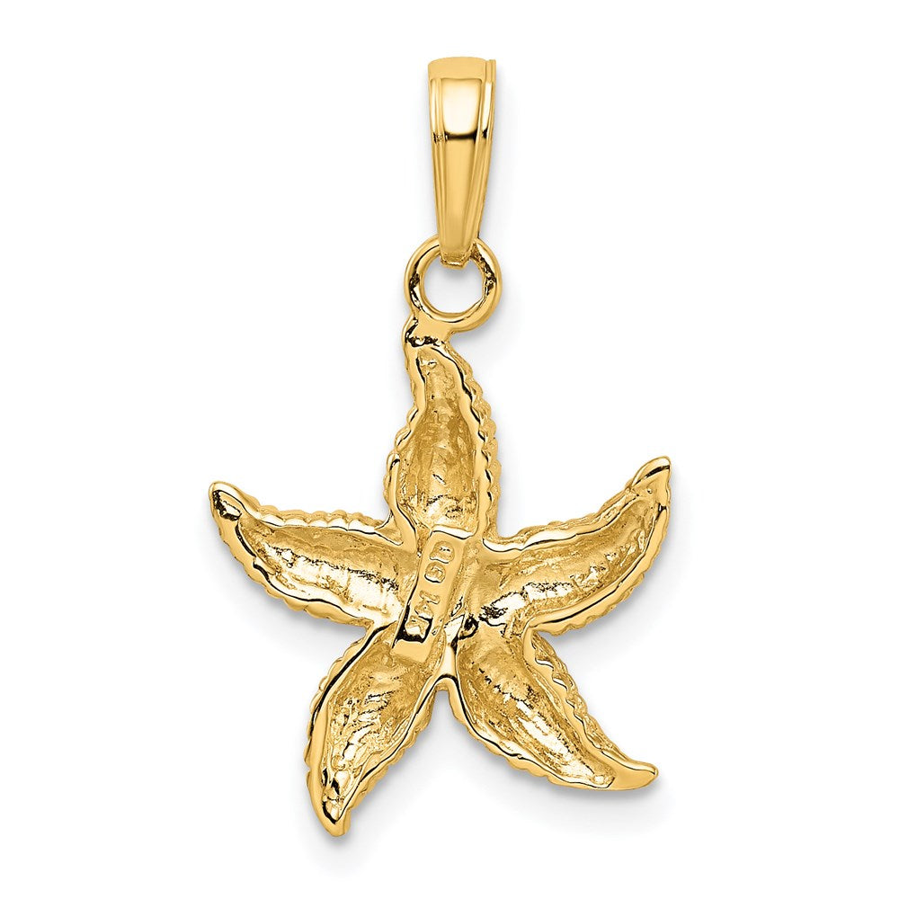 14K Gelbgold Seestern-Anhänger