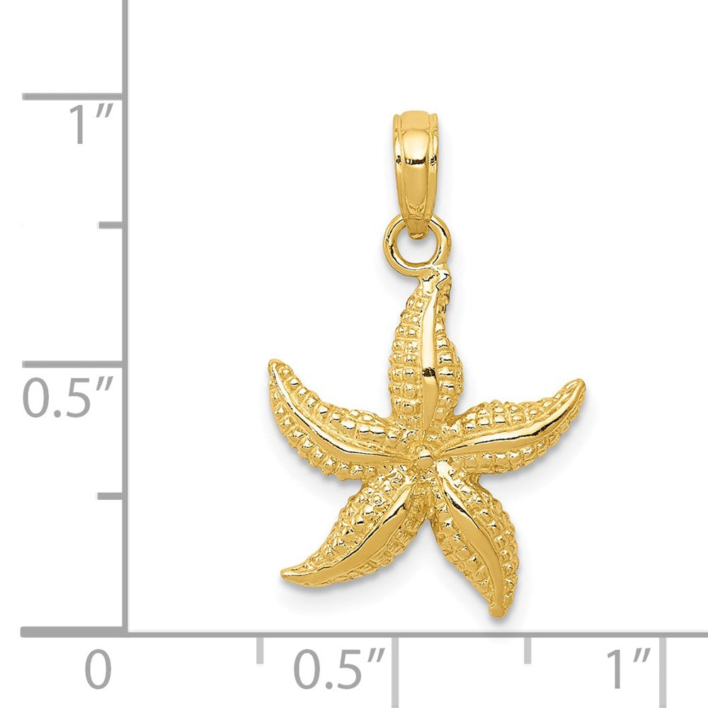 14K Gelbgold Seestern-Anhänger