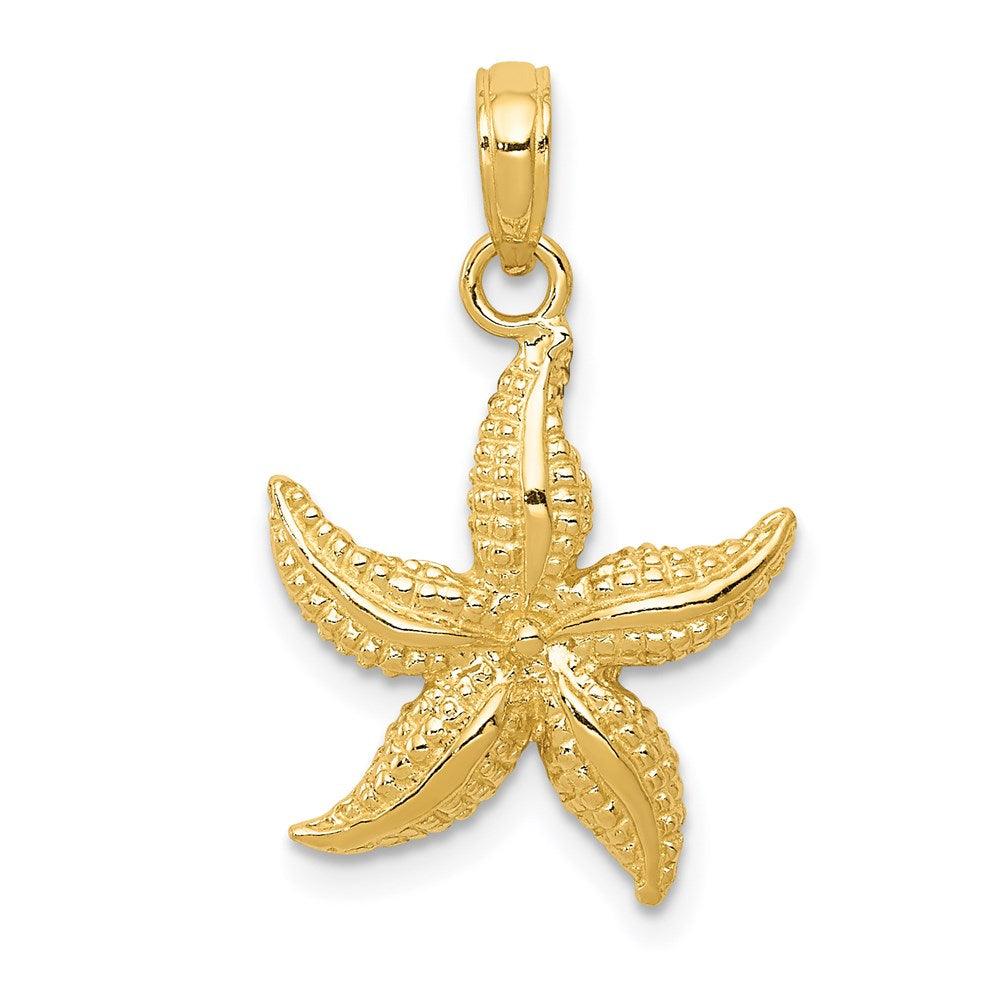 14K Gelbgold Seestern-Anhänger