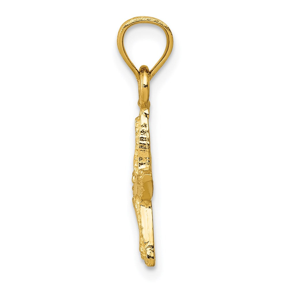 14K Gelbgold Seestern Anhänger