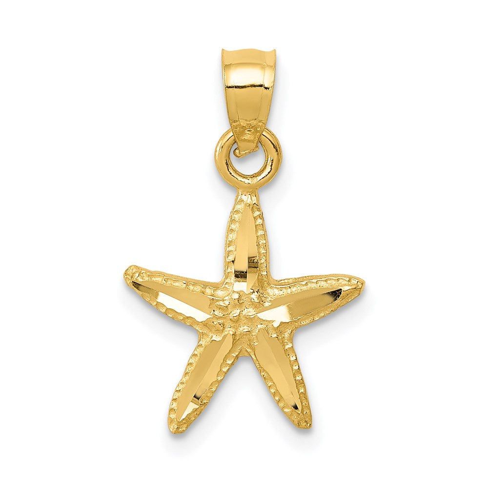 14K Gelbgold Seestern Anhänger