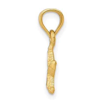 14K Gelbgold Seestern Anhänger