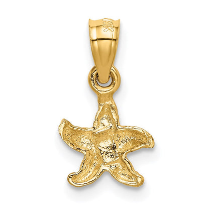 14K Gelbgold Seestern Anhänger