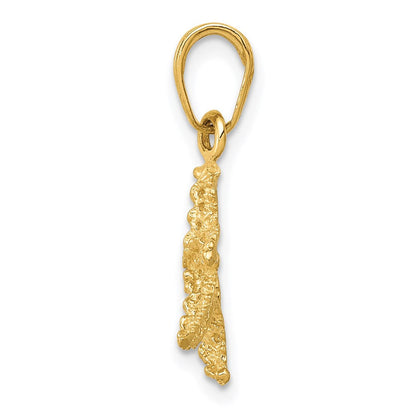 14K Gelbgold Seestern Anhänger