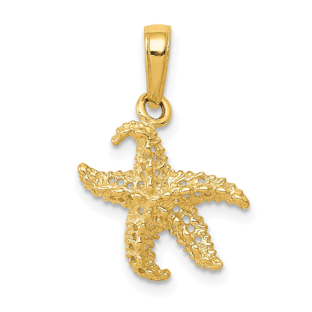14K Gelbgold Seestern Anhänger